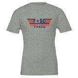 American Pride Fitness T-Shirt - Soft Cotton, DTG Print Ready, Gym Essential